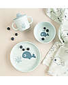 Done By Deer Foodie Meal Set - Plate Bowl and Cup - Wally - Blue - 100% Food-Grade PP Meal Sets