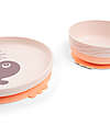 Done By Deer Foodie Meal Set - Plate Bowl and Cup - Wally - Powder Pink - 100% Food-Grade PP Meal Sets