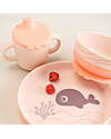 Done By Deer Foodie Meal Set - Plate Bowl and Cup - Wally - Powder Pink - 100% Food-Grade PP Meal Sets