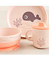 Done By Deer Foodie Meal Set - Plate Bowl and Cup - Wally - Powder Pink - 100% Food-Grade PP Meal Sets