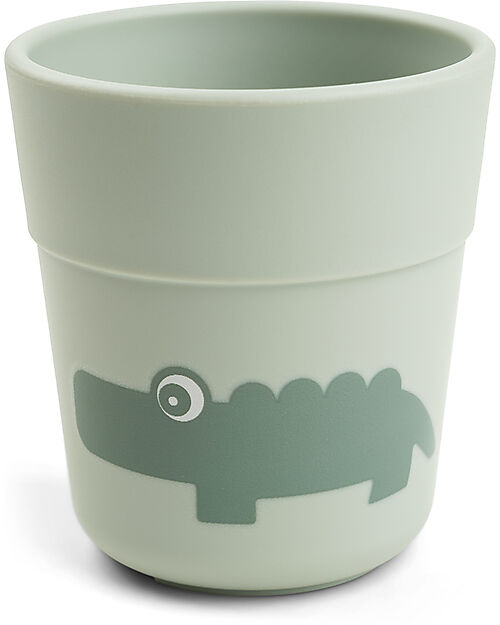 Done By Deer Foodie Mini Cup - Croco Green - 100% Food-Grade PP Beakers