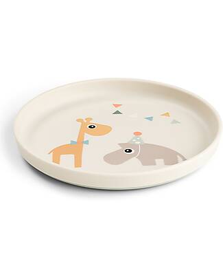 Done By Deer Foodie Plate - Celebration - Sand - 100% Food-Grade PP Bowls & Plates