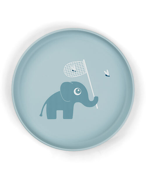 Done By Deer Foodie Plate - Elphee Blue - 100% Food-Grade PP Bowls & Plates