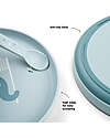 Done By Deer Foodie Plate - Elphee Blue - 100% Food-Grade PP Bowls & Plates