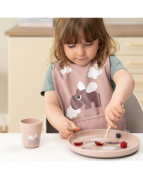 Done By Deer Foodie Plate - Happy Clouds Powder - 100% Food-Grade PP Bowls & Plates