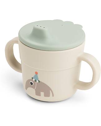 Done By Deer Foodie Spout Cup 215 ml - Celebration - Sand - 100% Food Grade PP Cups