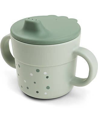 Done By Deer Foodie Spout Cup - Happy Dots Green - 100% Food-Grade PP Cups
