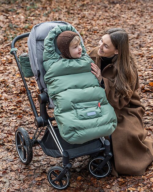 Done By Deer Footmuff Winter - Green - 105 x 51 x 5 cm - 0/3 Years Footmuffs
