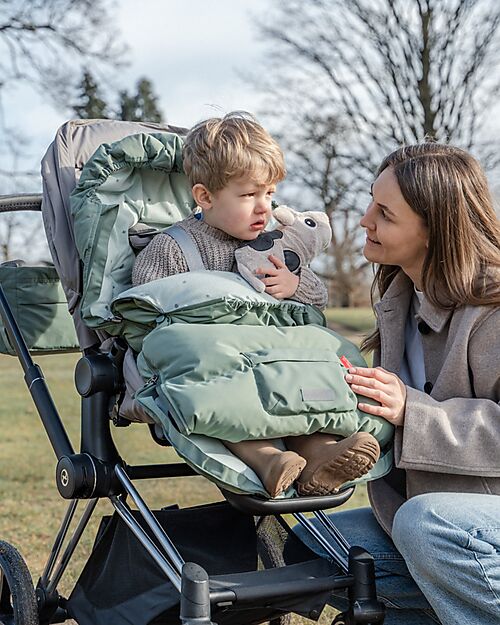 Done By Deer Footmuff Winter - Green - 105 x 51 x 5 cm - 0/3 Years Footmuffs