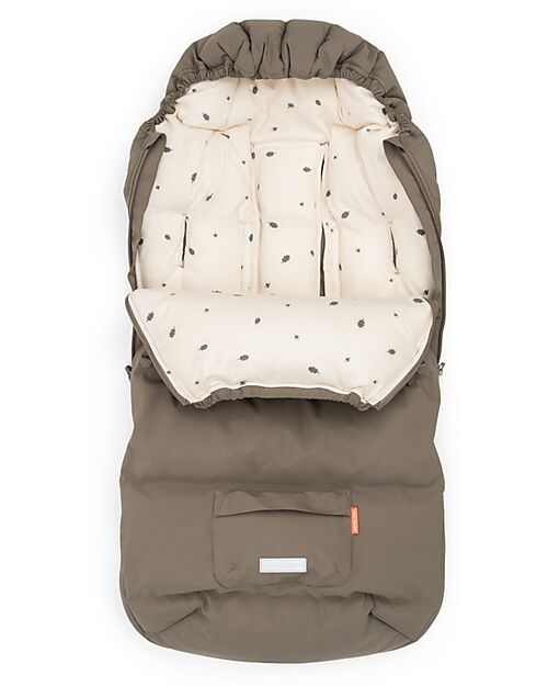 Done By Deer Footmuff Winter - Taupe - 105 x 51 x 5 cm - 0/3 Years Footmuffs