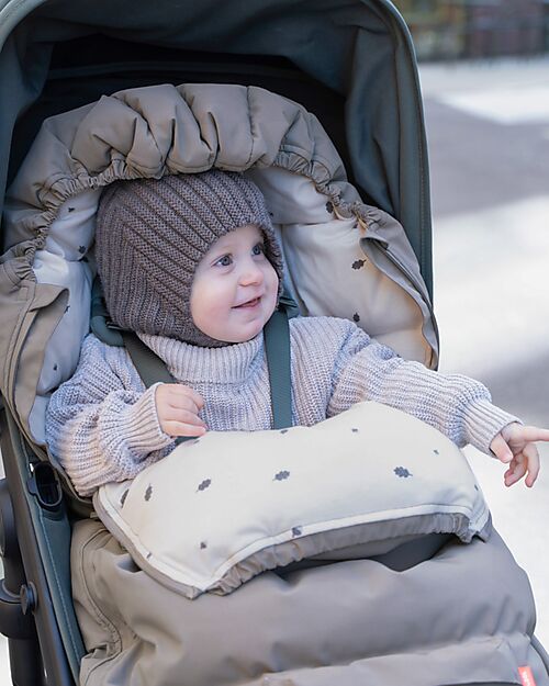 Done By Deer Footmuff Winter - Taupe - 105 x 51 x 5 cm - 0/3 Years Footmuffs