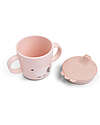 Done By Deer Handle Spout Cup - Tiny Farm - Powder - 100% Food Grade Silicone Cups