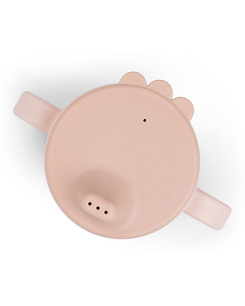 Done By Deer Handle Spout Cup - Tiny Farm - Powder - 100% Food Grade Silicone Cups