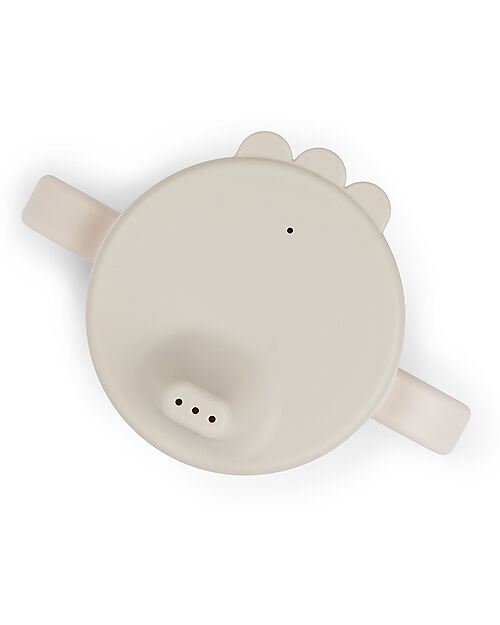 Done By Deer Handle Spout Cup - Tiny Farm - Sand - 100% Food Grade Silicone Cups