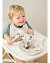 Done By Deer Handle Spout Cup - Tiny Farm - Sand - 100% Food Grade Silicone Cups