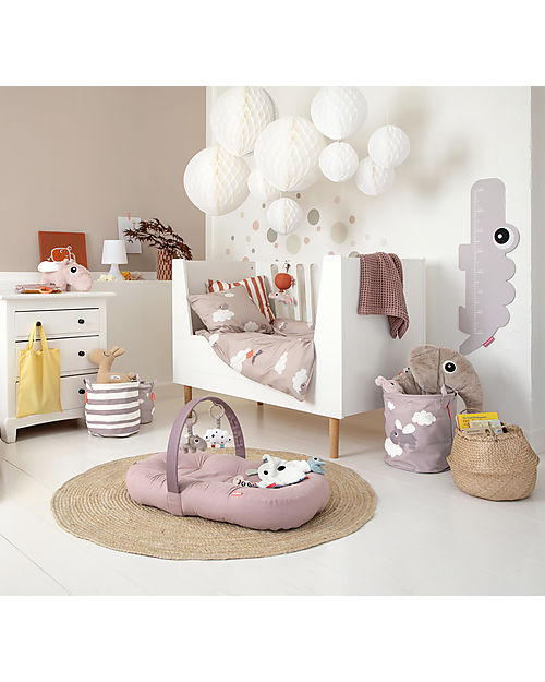 Done By Deer Hanging Activity Toy 2 pcs - Happy Clouds - Sand - 0+ Newborn Toys_