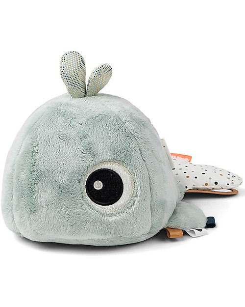 Done By Deer Hide and Seek Activity toy - Wally - Blue - 0+ Rattles