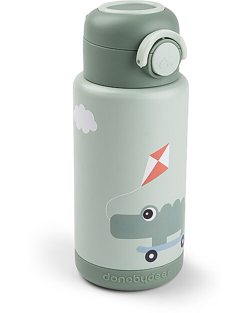 Done By Deer Insulated Bottle for Kids - Playground - Green Thermos Bottles