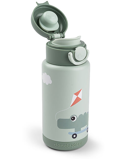 Done By Deer Insulated Bottle for Kids - Playground - Green Thermos Bottles