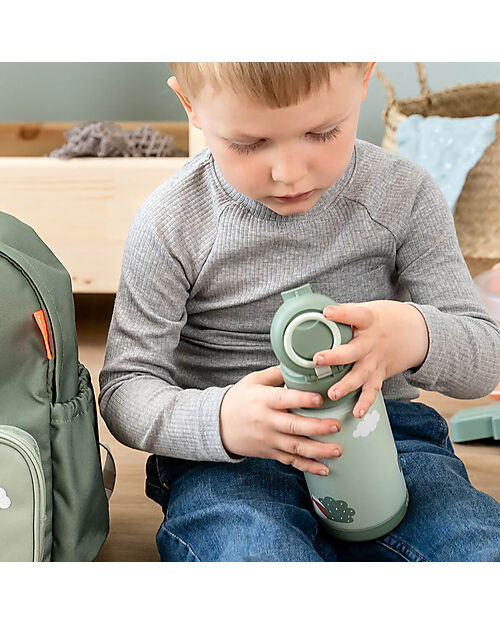 Done By Deer Insulated Bottle for Kids - Playground - Green Thermos Bottles