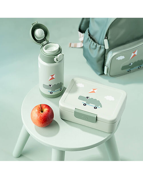 Done By Deer Insulated Bottle for Kids - Playground - Green Thermos Bottles