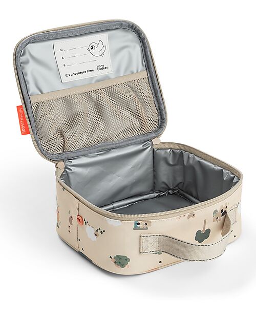 Done By Deer Insulated Lunch Bag - Tiny Farm - Sand - 2,8 L Thermal Containers