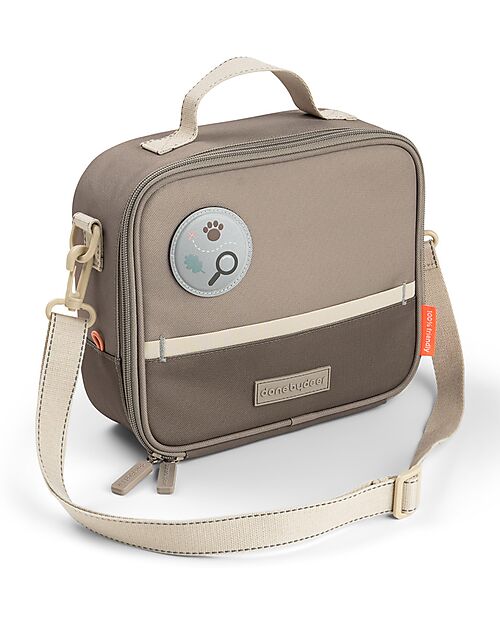 Done By Deer Insulated Lunch Bag - Tiny Trails - Sand - 4 L Thermal Containers
