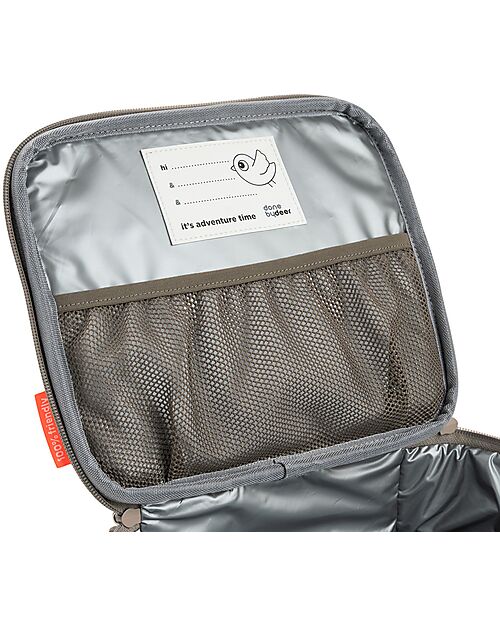 Done By Deer Insulated Lunch Bag - Tiny Trails - Sand - 4 L Thermal Containers