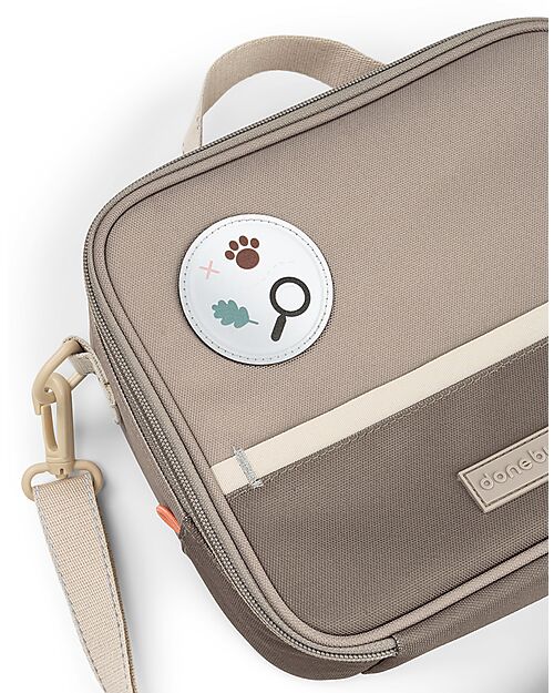 Done By Deer Insulated Lunch Bag - Tiny Trails - Sand - 4 L Thermal Containers