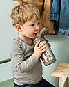 Done By Deer Insulated Straw Bottle - Tiny Trails - Sand - 340 ml - 7,5 x 19 cm Thermos Bottles