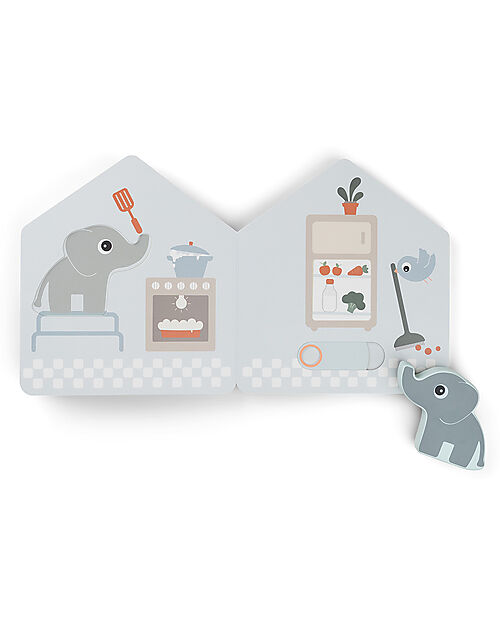 Done By Deer Interactive  Book - Elphee's Home - 18m+ Newborn Toys_