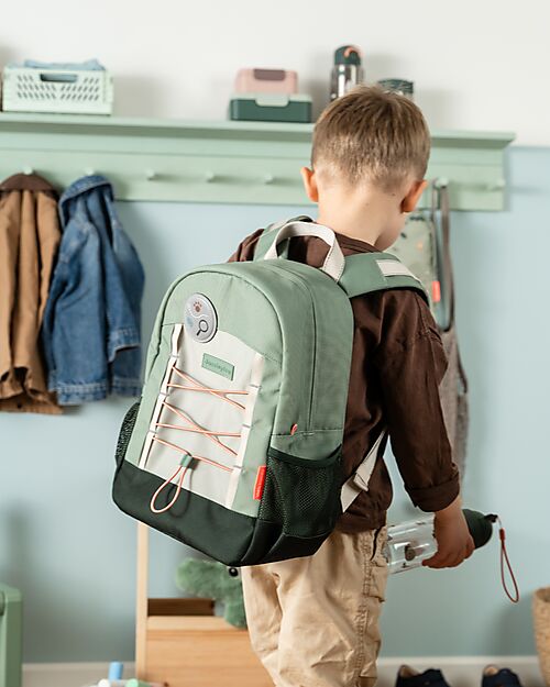Done By Deer Junior Backpack - Tiny Trails - Green - 13 L Kindergarten Backpacks