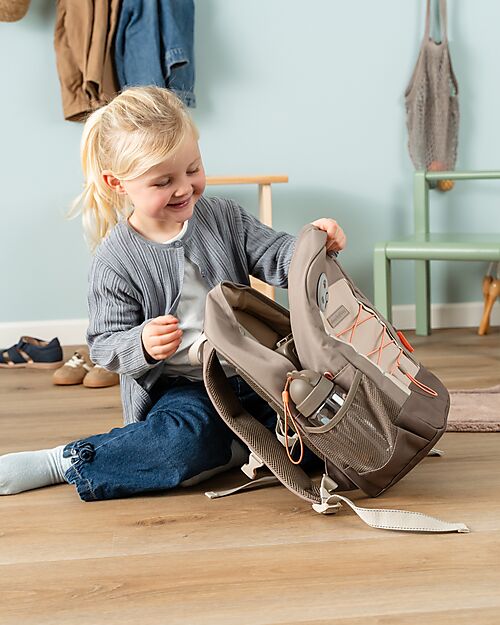 Done By Deer Junior Backpack - Tiny Trails - Sand - 13 L Kindergarten Backpacks