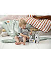 Done By Deer Junior Bed Linen - Happy Clouds - Green - 100% Organic Cotton Duvet Sets
