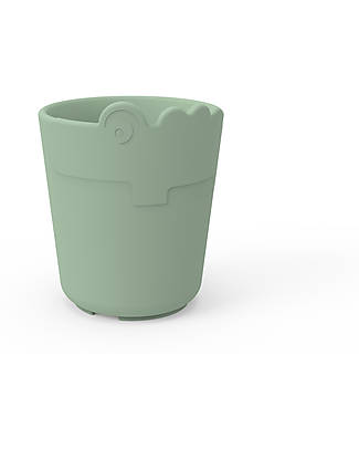 Done By Deer Kiddish Mini Mug - Croco - Green - 100% Recyclable Melamine-free Beakers