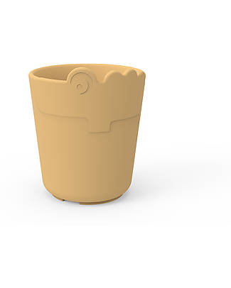 Done By Deer Kiddish Mini Mug - Croco - Mustard - 100% Recyclable Melamine-free Beakers