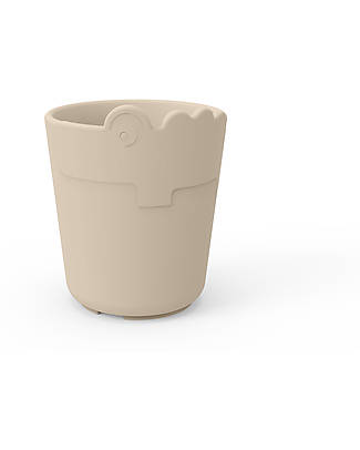 Done By Deer Kiddish Mini Mug - Croco - Sand - 100% Recyclable Melamine-free Beakers