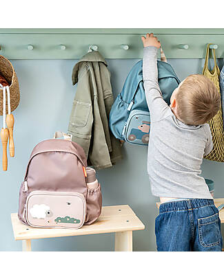 Done By Deer Kids Backpack - Tiny Farm - Powder - 7.5L Backpack
