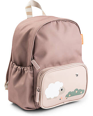 Done By Deer Kids Backpack - Tiny Farm - Powder - 7.5L Kindergarten Backpacks