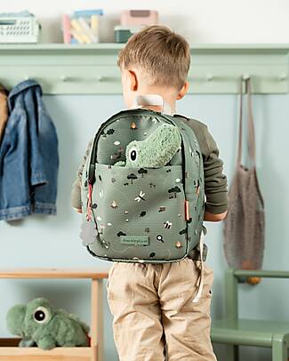 Done By Deer Kids Backpack - Tiny Trails - Green - 7,5 L Kindergarten Backpacks