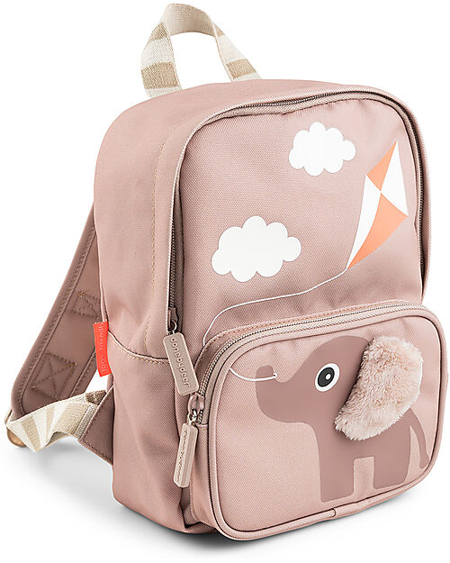 Done By Deer Kids Canvas Elphee Backpack - Powder - 20x26 cm Kindergarten Backpacks