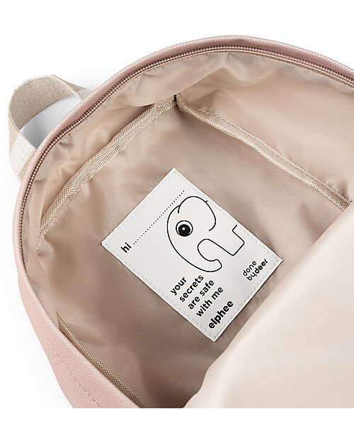 Done By Deer Kids Canvas Elphee Backpack - Powder - 20x26 cm Kindergarten Backpacks