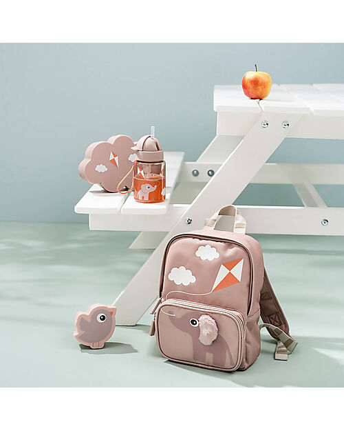 Done By Deer Kids Canvas Elphee Backpack - Powder - 20x26 cm Kindergarten Backpacks