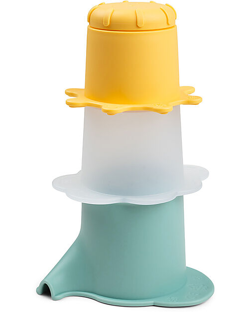 Done By Deer Kit for Water Play and Stacking Cups - 3 Pcs - Elphee - 12m+ Beach Toys