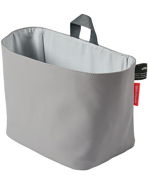 Done By Deer Large Grey Wall pocket - Made with Recycled Polyester Wall Storage Organize