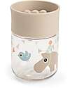 Done By Deer Learning Cup with 360° Drinking Rim - Spill-Free - Celebration - Sand - 260 ml - 9m+ Cups