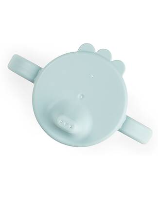 Done By Deer Learning Spout Cup with Anti-slip Handles 260 ml - Tiny Farm - Blue Cups