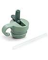 Done By Deer Lid and Straw for Metal Water Bottle 350 ml - Green Bottle Accessories