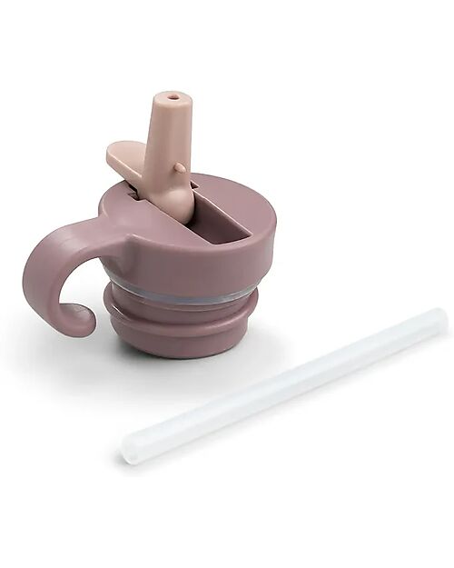 Done By Deer Lid and Straw for Metal Water Bottle 350 ml - Powder Non-Thermal Water Bottles