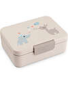 Done By Deer Lunch Box with Divider - Celebration - Sand - Perfect for Little Hands! Snack Boxes